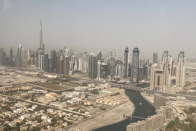 Dubai Helicopter tour with both way Private transfers - What you see over Palm Jumeirah and Atlantis