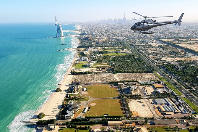 Dubai Helicopter Tour with Optional Private Hotel Transfers - Burj Khalifa, Business Bay, and Dubai Canal