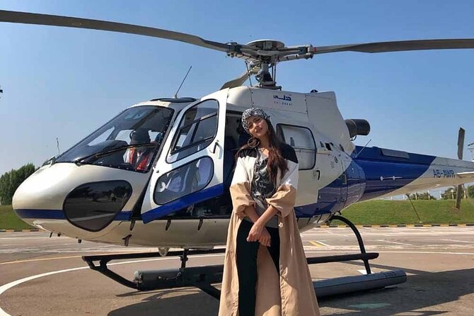 Dubai Iconic Helicopter Tour and Dhow Cruise Dinner Marina Combo - From the Skyline to Dubai Marina