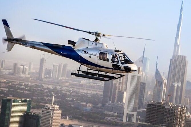 Dubai Skyline Safari: Helicopter City Tour with Transfers Option - Atlantis The Palm and the shape of Palm Jumeirah