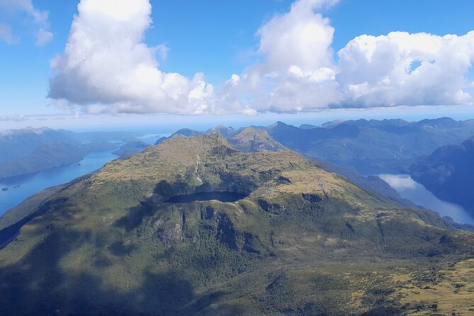 Dusky Sound // Helicopter Scenic Flight - Crossing Fiordland National Park by helicopter