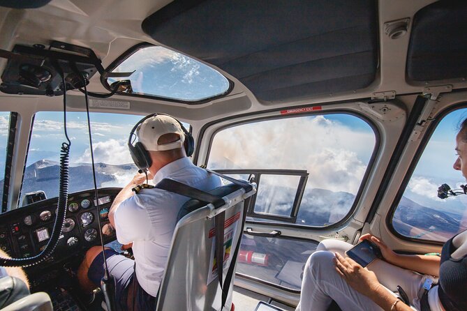 Etna: Group Helicopter Flight (30 Minutes from Fiumefreddo) - Towns scattered below the volcano