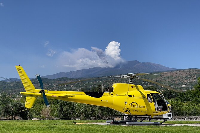 Etna Helicopter Tour - Starting Near Fiumefreddo di Sicilia