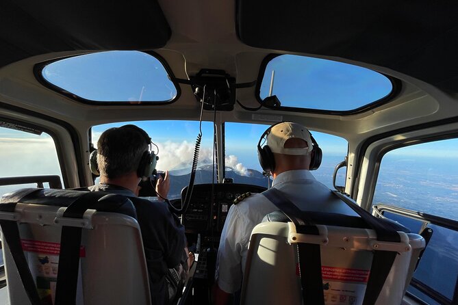 Etna Helicopter Tour - The Northern Ski Resort and Silvestri Craters