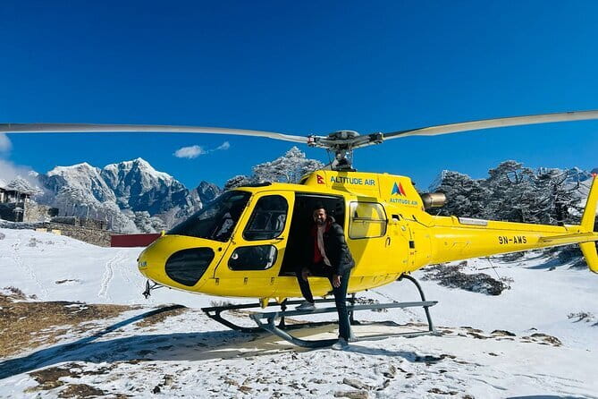 Everest Base Camp helicopter tour with landing - Key points at a glance