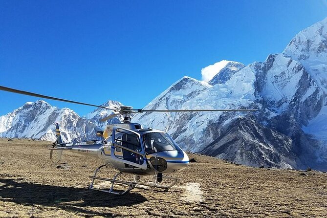 Everest Base Camp Landing by Helicopter at kalapathar View Point - Breakfast at Hotel Everest View