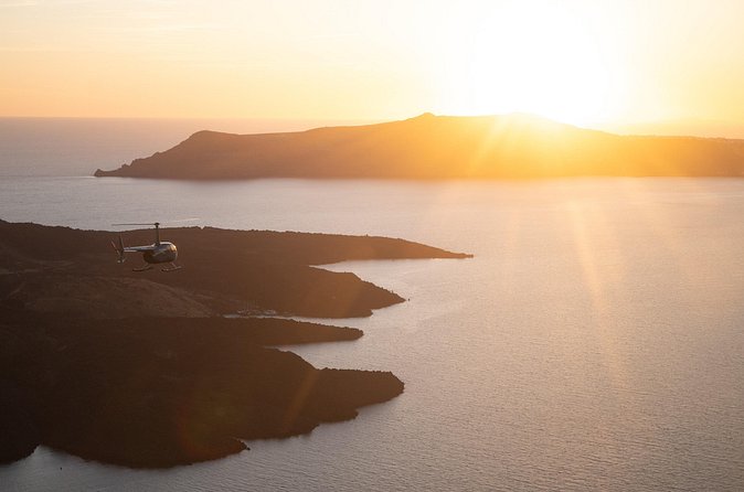 Experience Santorini Sunset by Helicopter - Fira shows the capital’s dramatic position