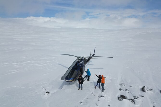 Fire and Ice Helicopter Tour: Glacier and Hengill Geothermal Area - Glymur waterfall from the air
