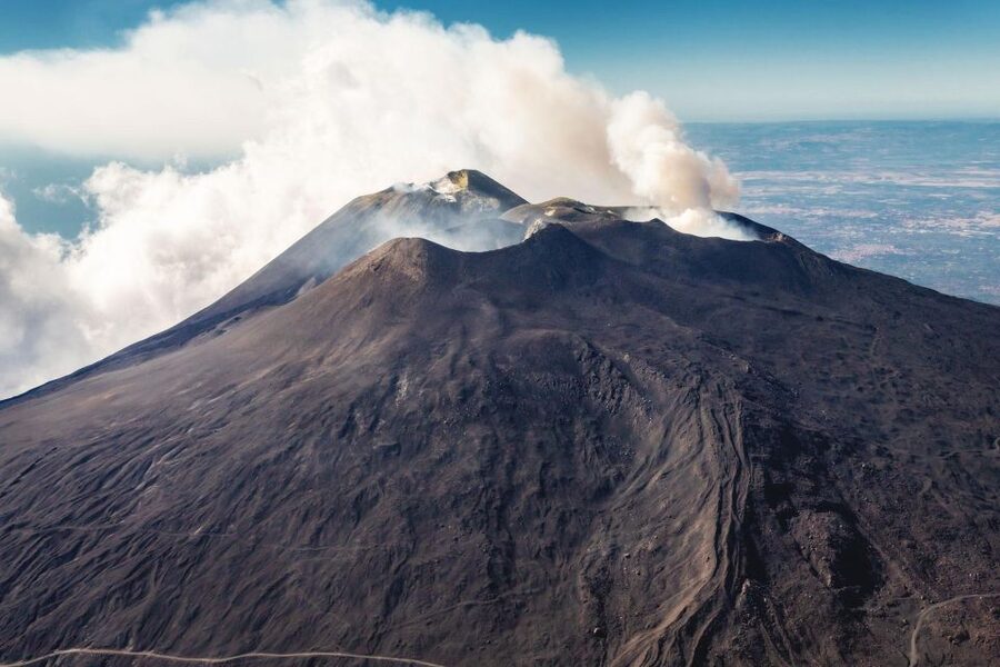 Fiumefreddo: Group Flight Helicopter Tour over Etna - Over Piedimonte Etneo and Linguaglossa