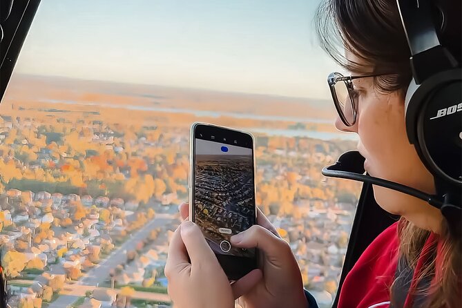 Fly over the City of Ottawa in a Helicopter - Dow’s Lake and the Rideau Canal