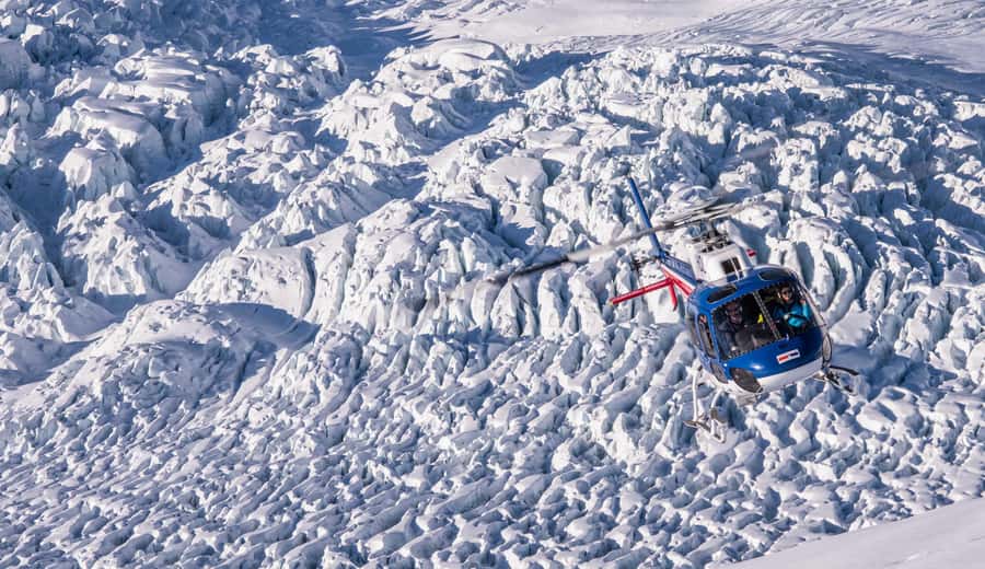 Fox Glacier and Mount Cook Helicopter Flight - Inside the helicopter