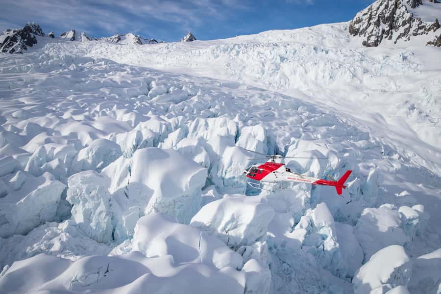 Fox Glacier: Scenic Helicopter Flight with Snow Landing - The return flight completes the picture