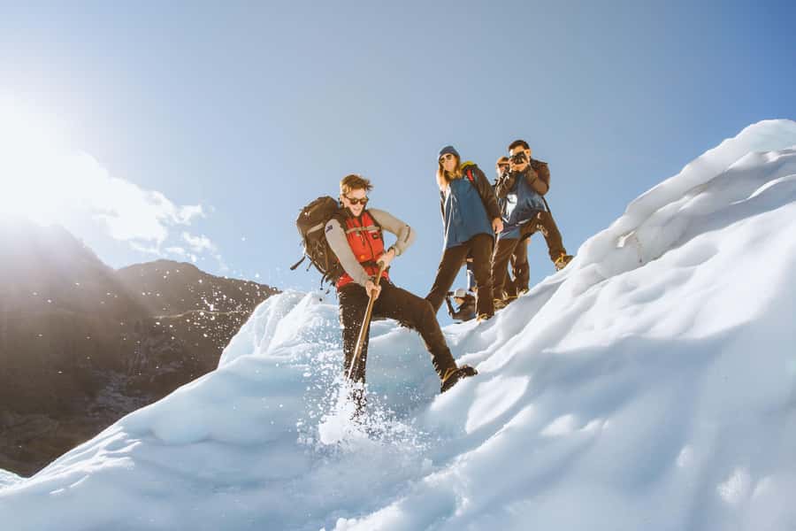 Fox Glacier: Up to 3 Hours Hike with Helicopter Transfer - Landing on moving ice