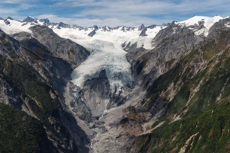 Franz Josef: 35min Helicopter Trip over Two Glaciers - From Franz Josef town to the Southern Alps