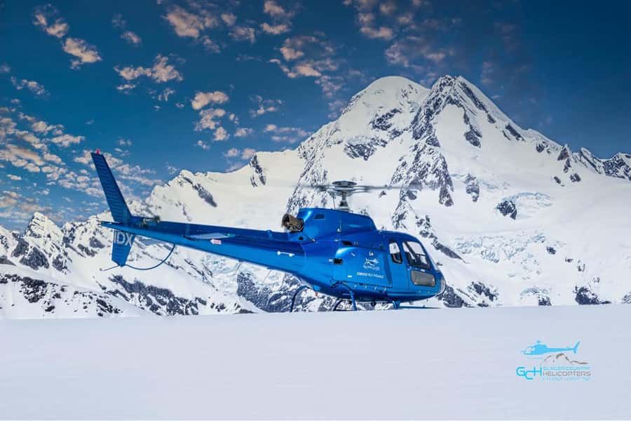 Franz Josef: 35min Helicopter Trip over Two Glaciers - Fox, Tasman, and the high peaks