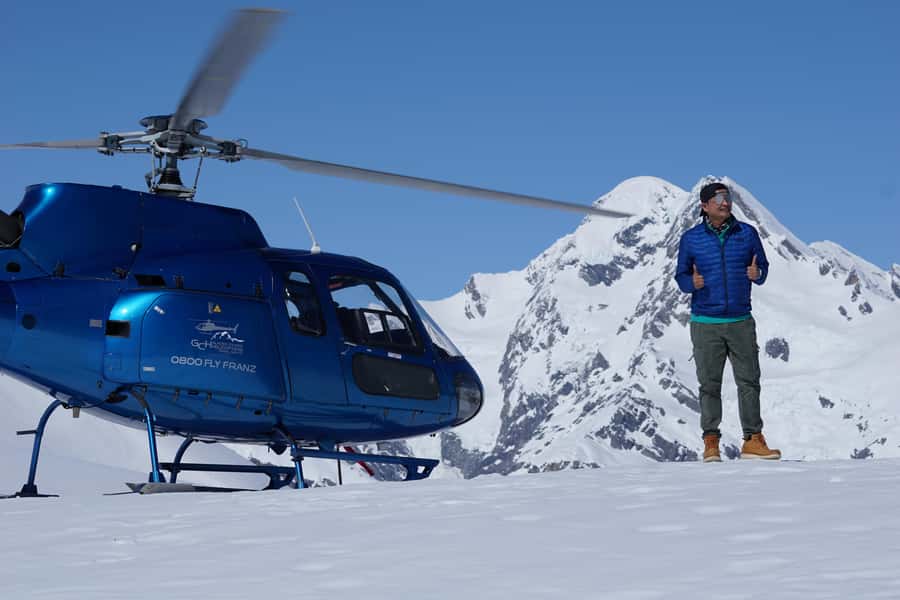 Franz Josef: 35min Helicopter Trip over Two Glaciers - Weather is part of the bargain