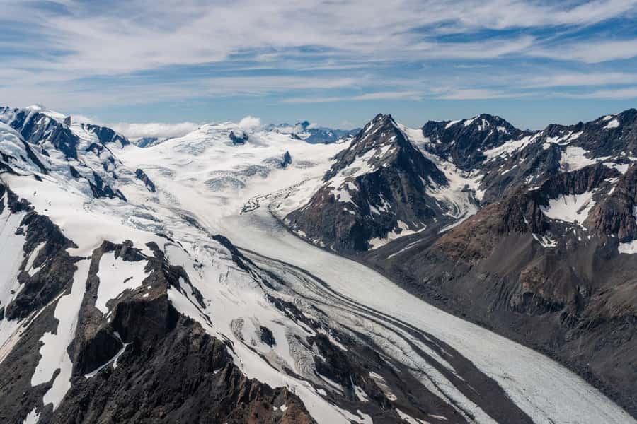 Franz Josef: 35min Helicopter Trip over Two Glaciers - Franz Josef Glacier from above