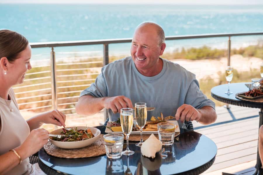 From Broome: Eco Beach Explorer Helicopter Flight with Lunch - Two hours for beach time at Eco Beach
