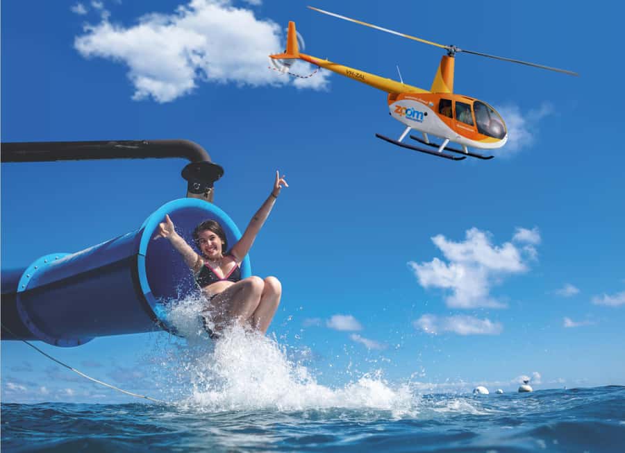 From Cairns: Outer Reef Pontoon, Island & Helicopter Tour - One day, two very different reef experiences