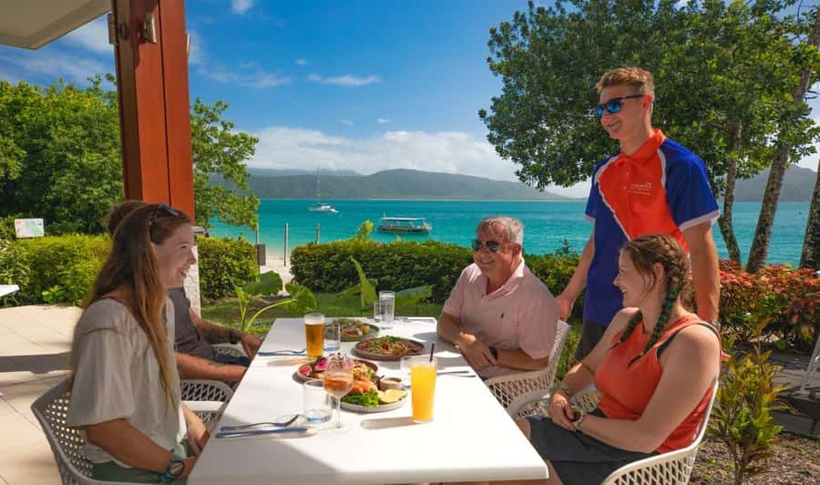 From Cairns: Outer Reef Pontoon, Island & Helicopter Tour - Lunch at Zephyrs Restaurant