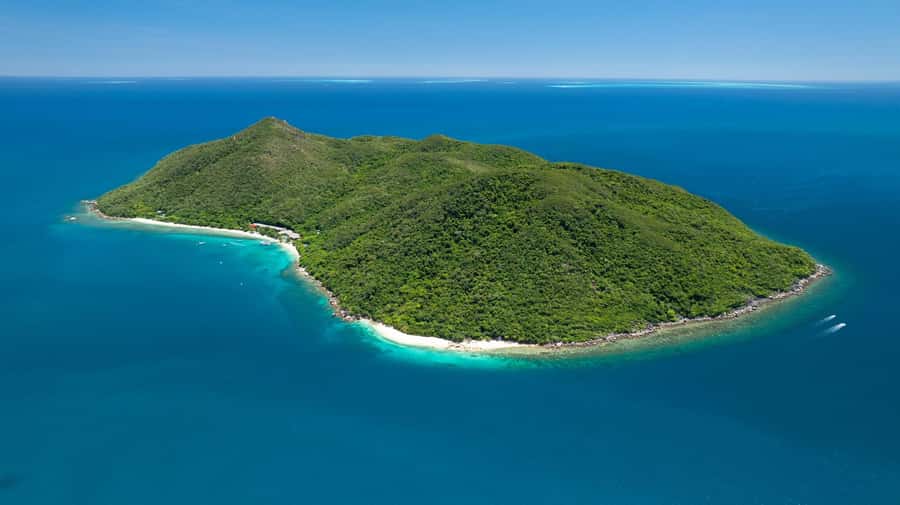 From Cairns: Outer Reef Pontoon, Island & Helicopter Tour - Fitzroy Island beaches and walks