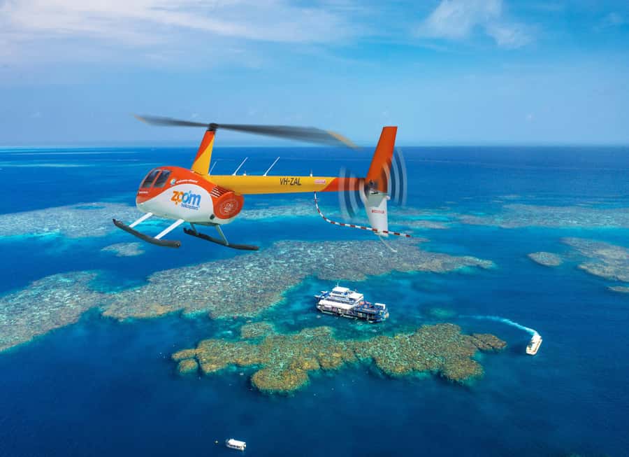 From Cairns: Outer Reef Pontoon, Island & Helicopter Tour - Starting at the Reef Fleet Terminal