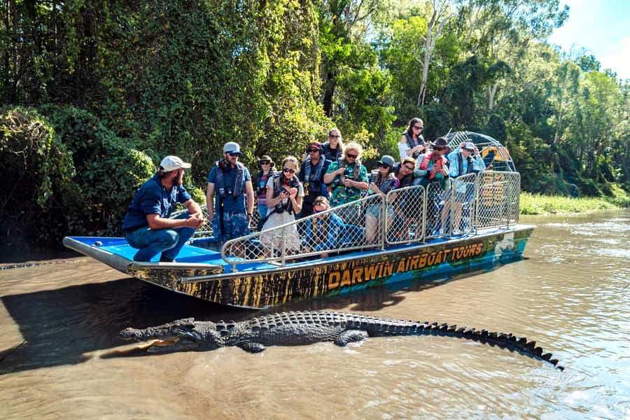 From Darwin: Top End Helicopter Ride & BBQ Cruise Day Trip - Three views of the Top End in one day
