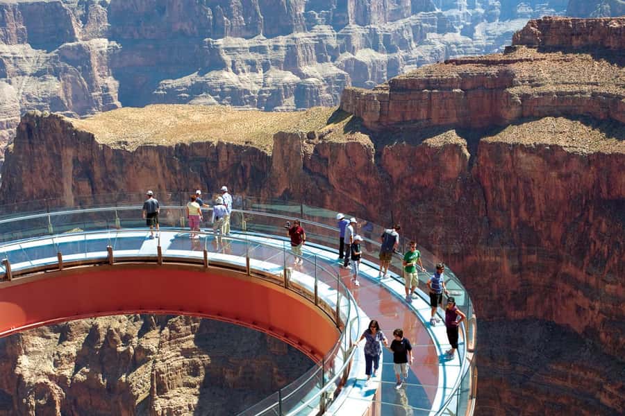 From Las Vegas: Grand Canyon Skywalk Express Helicopter Tour - Landing at Grand Canyon West