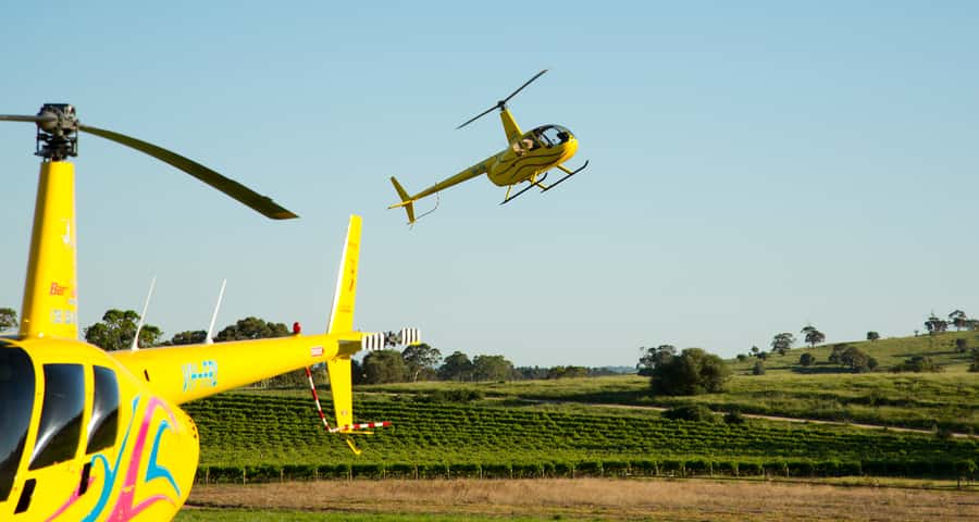 From Lyndoch: Barossa Valley 15-Minute Helicopter Flight - Why the Barossa looks different from a helicopter