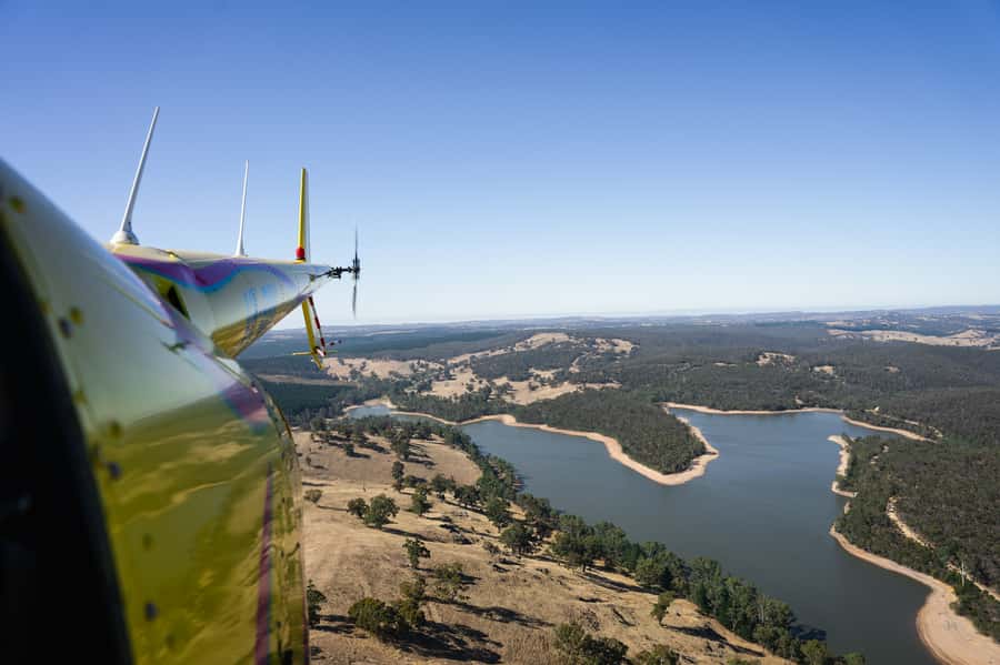 From Lyndoch: Barossa Valley 15-Minute Helicopter Flight - The 25-minute schedule, from briefing to return