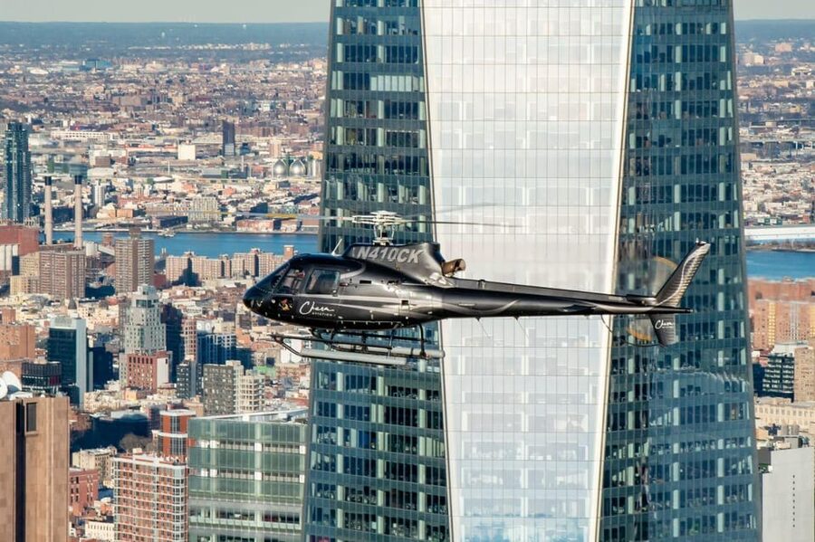 From New Jersey: NYC Skyline Helicopter Tour - Manhattan’s towers and the Empire State Building