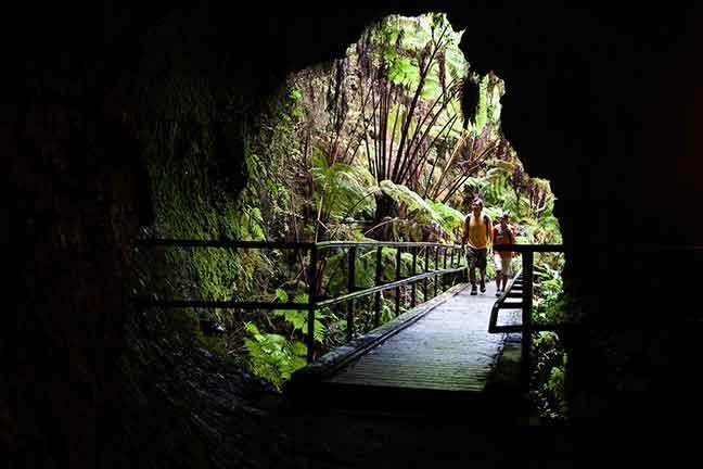 From Oahu: Big Island Volcano Adventure & Helicopter - ʻAkaka Falls brings you back to green Hawaii