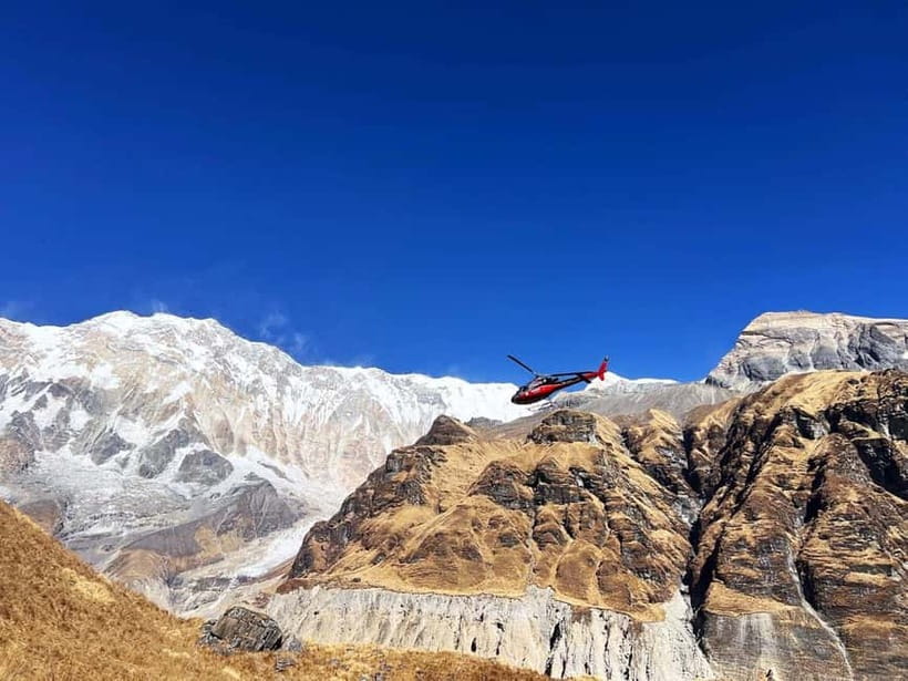 From Pokhara: Annapurna Base Camp (ABC) Helicopter Tour - The 15-minute flight through Annapurna Sanctuary