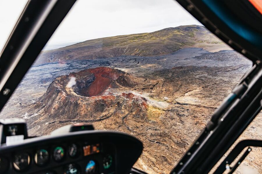 From Reykjavik: New Volcanic Area Helicopter Tour - The first five minutes over Reykjavik