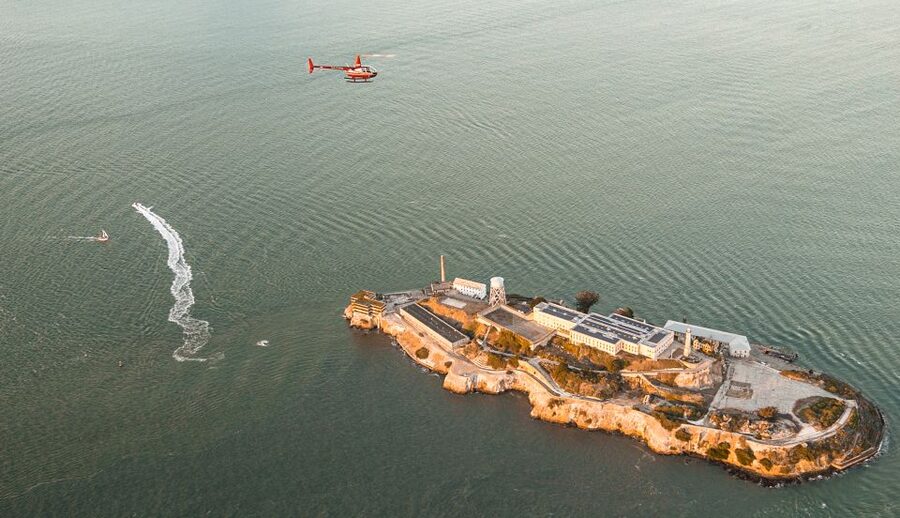 From Sausalito: San Francisco and Alcatraz Helicopter Tour - Starting in Sausalito beside Richardson Bay