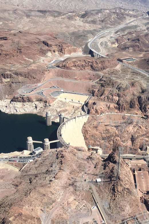 From Vegas: Grand Canyon Helicopter with Eagle Point Landing - Flying below the Grand Canyon rim