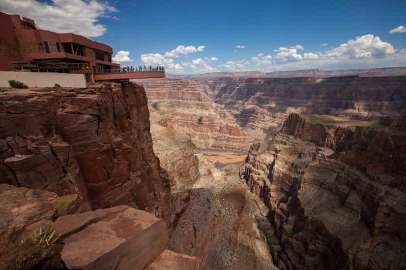 From Vegas: Grand Canyon Helicopter with Eagle Point Landing - From your Strip hotel to the helicopter terminal