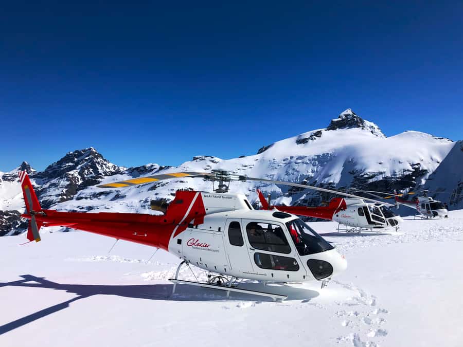 Glacier Explorer & Earnslaw Burn Helicopter Flight - Leaving Queenstown above Skippers Canyon