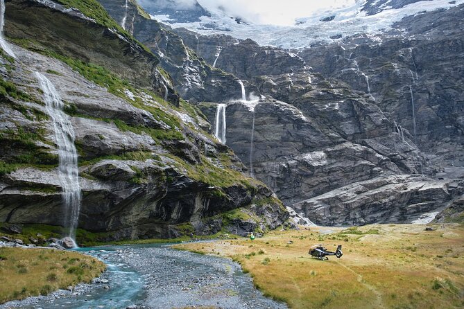 Glenorchy 50 min Helicopter Tour | Earnslaw Burn & Waterfalls - The scenic road to Glenorchy