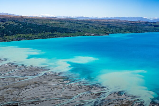 Glentanner High Country Heli Hike - Taking off above Lake Pukaki