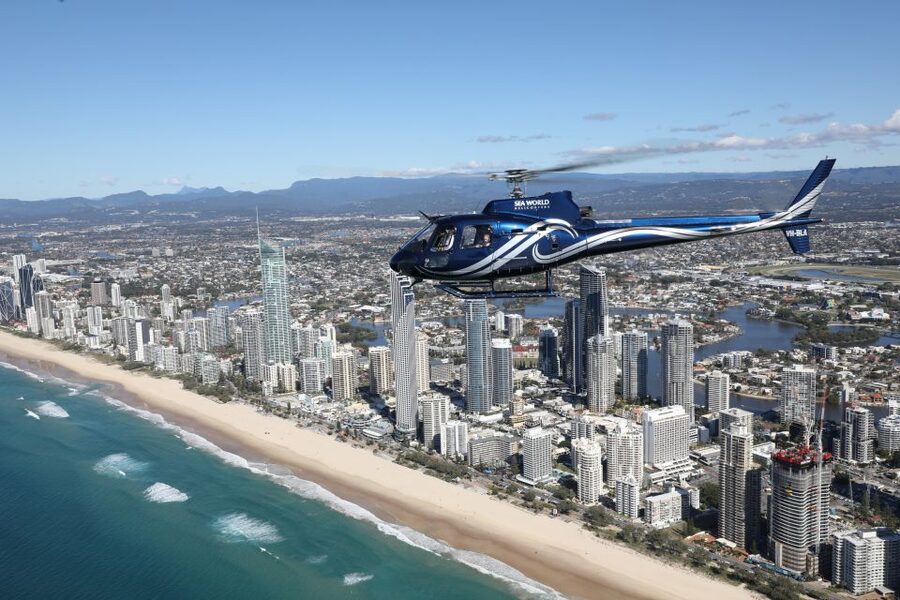 Gold Coast: Sea World and Broadwater Scenic Helicopter Tour - Key points at a glance
