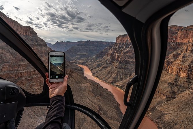 Grand Canyon Deluxe Helicopter Tour with Landing from Las Vegas - The West Rim landing and Colorado River view