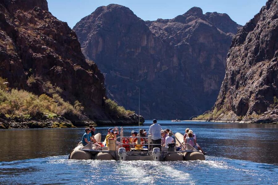 Grand Canyon Helicopter Flight & Hoover Dam River Float Raft - A 7:00 AM start keeps the day moving