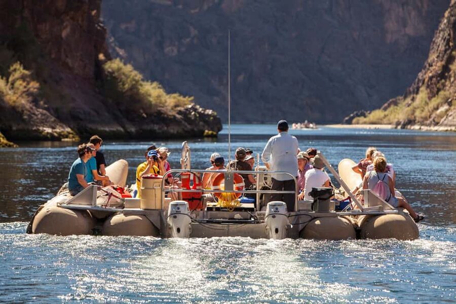 Grand Canyon Helicopter Flight & Hoover Dam River Float Raft - Four hours in Black Canyon