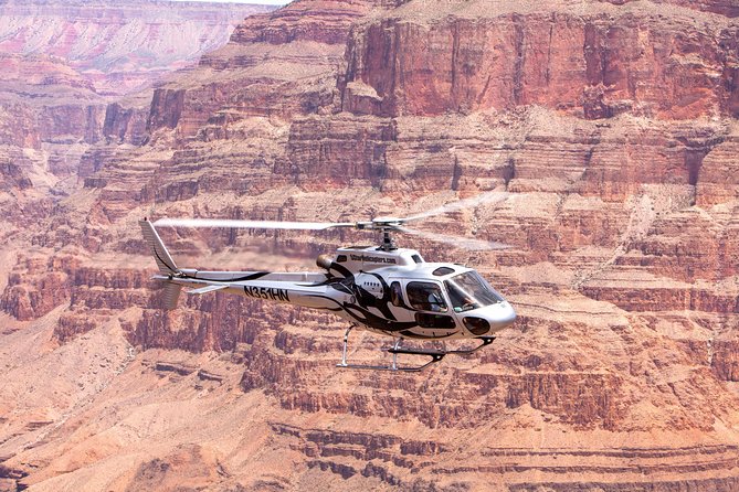 Grand Canyon Helicopter Flight with Sunset Valley of Fire Landing - Flying through the Grand Canyon