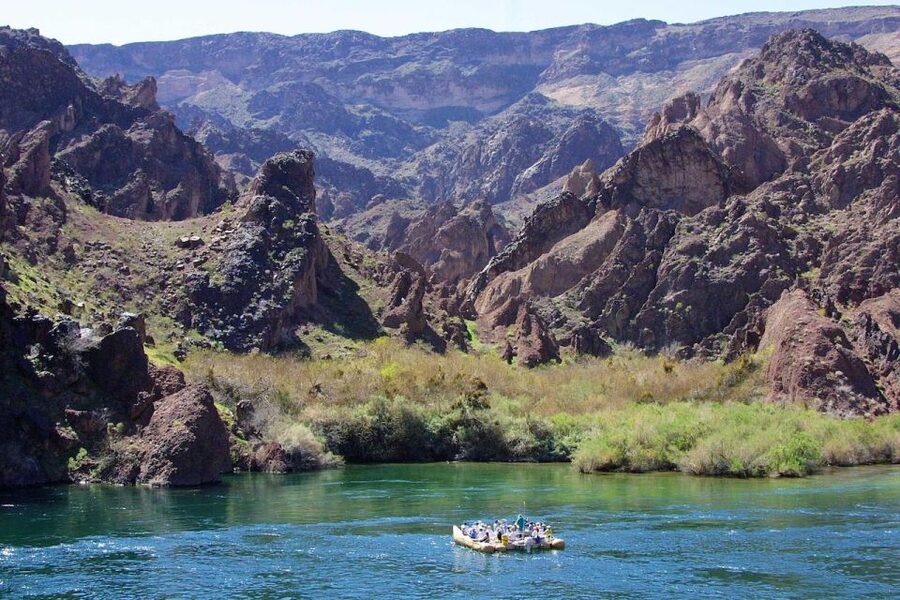 Grand Canyon Helicopter Tour with Black Canyon Rafting - Grand Canyon West and the Skywalk view