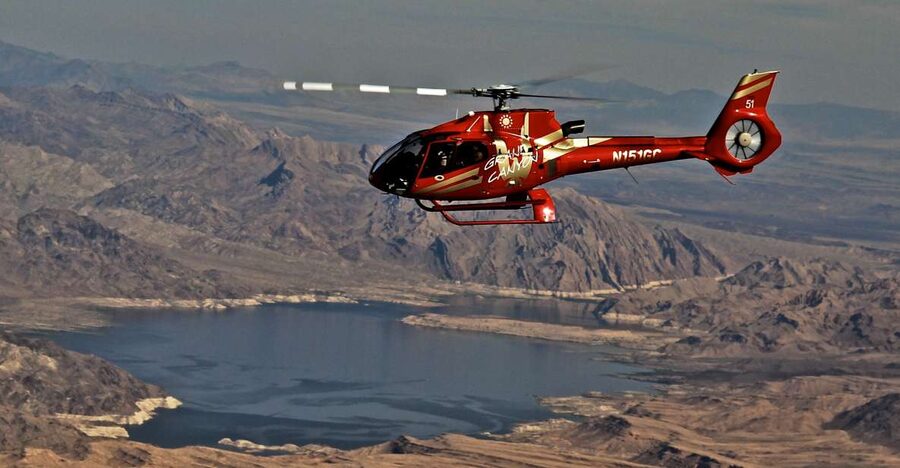 Grand Canyon Helicopter Tour with Black Canyon Rafting - A champagne picnic 4,000 feet below the rim