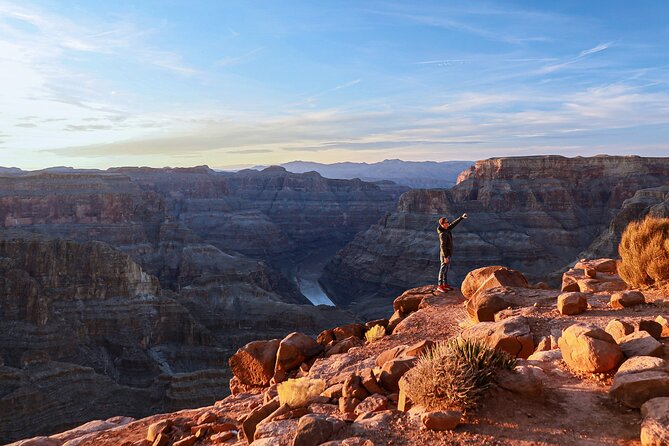 Grand Canyon West Rim by Plane with Skywalk & Optional Helicopter - The helicopter descent and short river ride