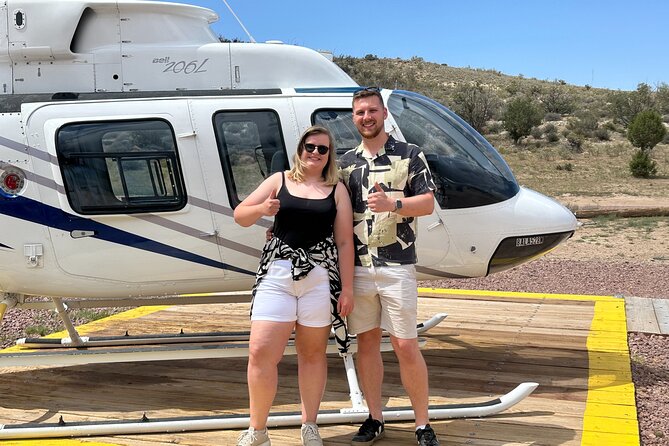 Grand Canyon West Rim - Helicopter Flight- Famous Dream Tour - The Skywalk, Guano Point, and Eagle Point from above