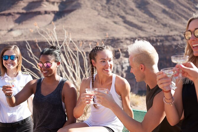 Grand Canyon West Rim Helicopter Tour with Champagne Toast - The return flight and optional Las Vegas Strip upgrade